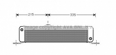 AVA QUALITY COOLING ms3167 -  масляный радиатор, двигательное масло